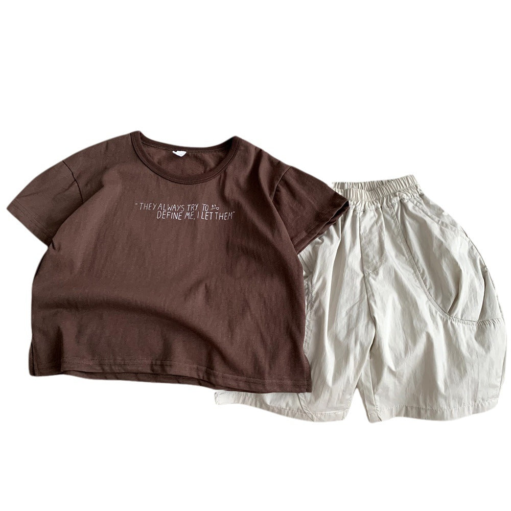 Summer thin two-piece set of sportswear